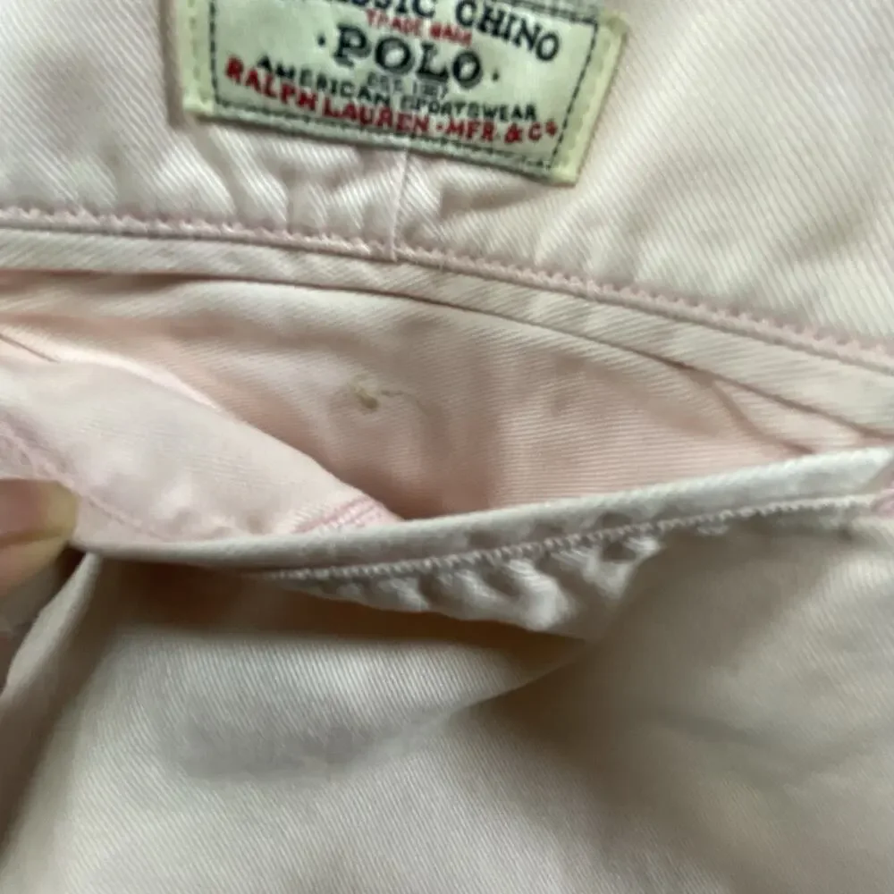 Vintage Polo Ralph Lauren Shorts Mens 38 Light Pink Chino Cotton Classic